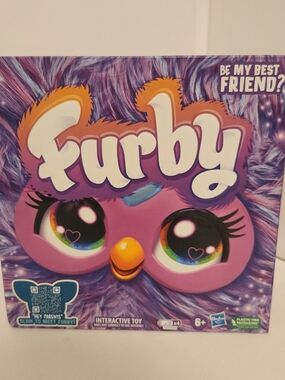 Furby Interactive Toy - Purple with Rainbow Eyes